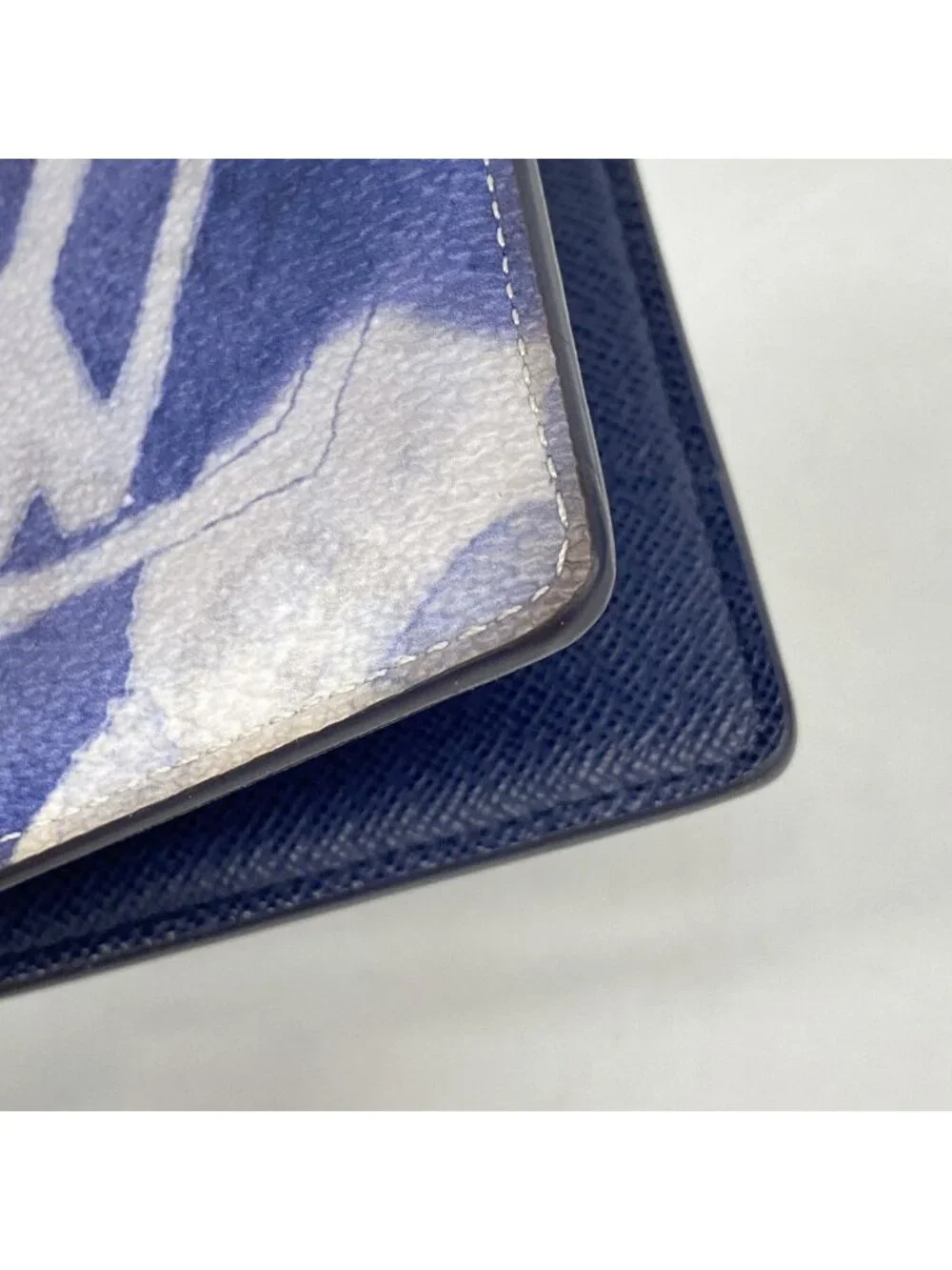 Louis Vuitton Billfold Monogram Water Color Portefeuille Multiple Blue Wallet